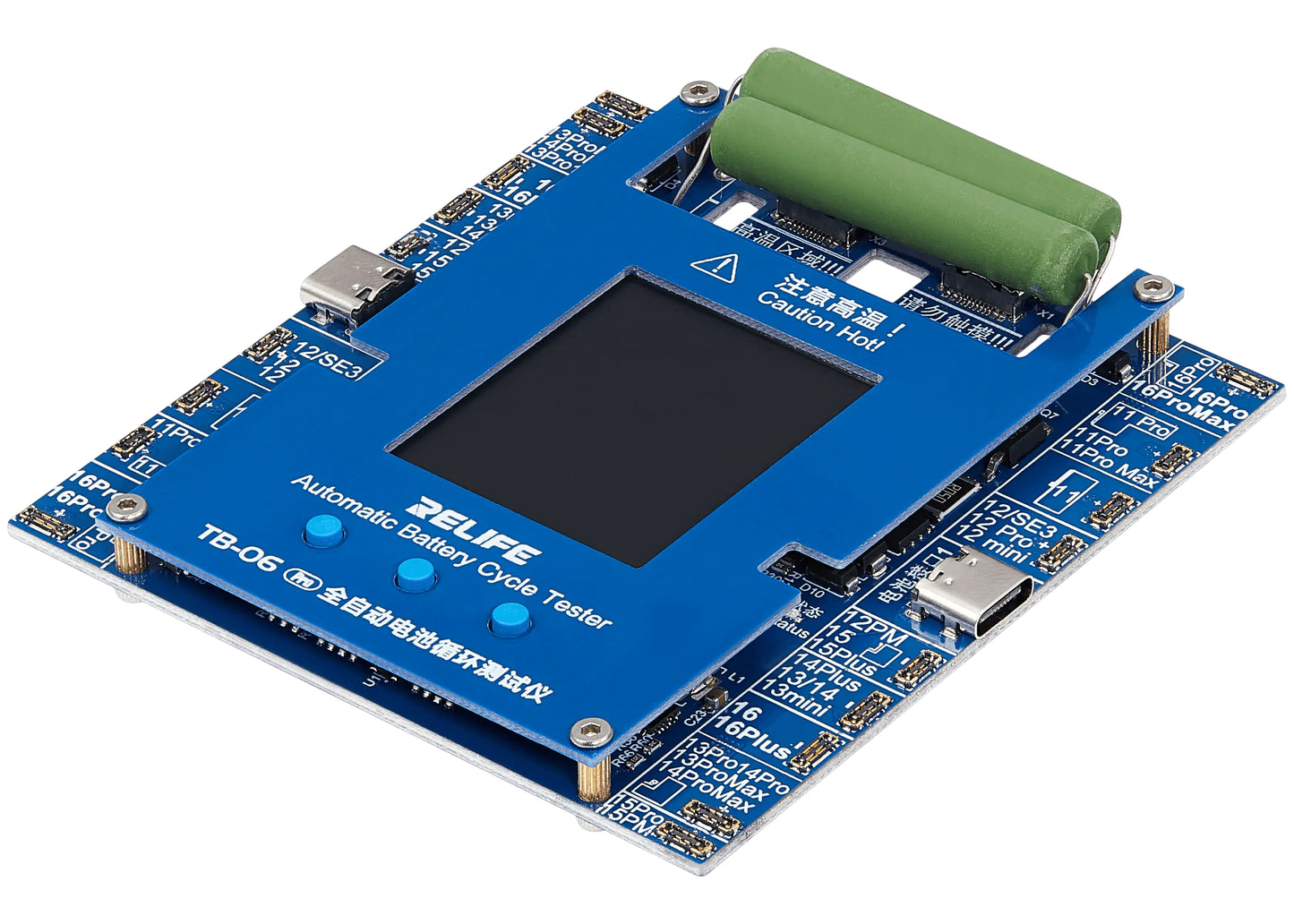 Tester usluge Relife TB-06 Pro za provjeru broja ciklusa baterije Apple iPhone 11 - 16 Series