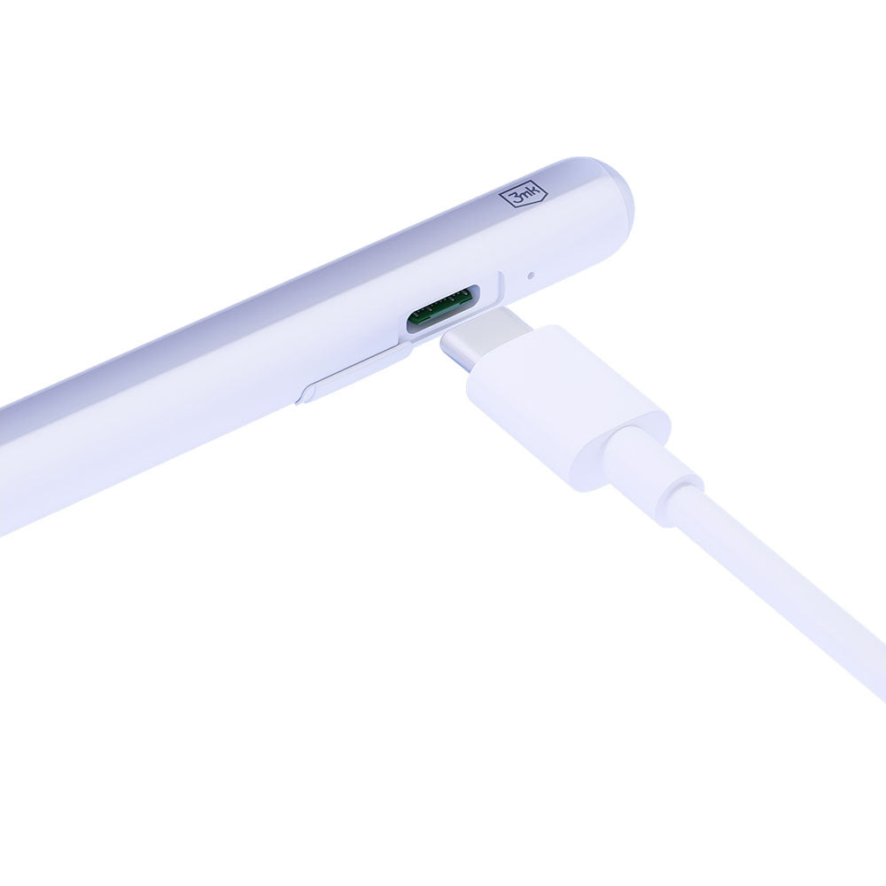 Touch Pen 3MK Wonder za Apple iPad, Aktivna Verzija, Bijela