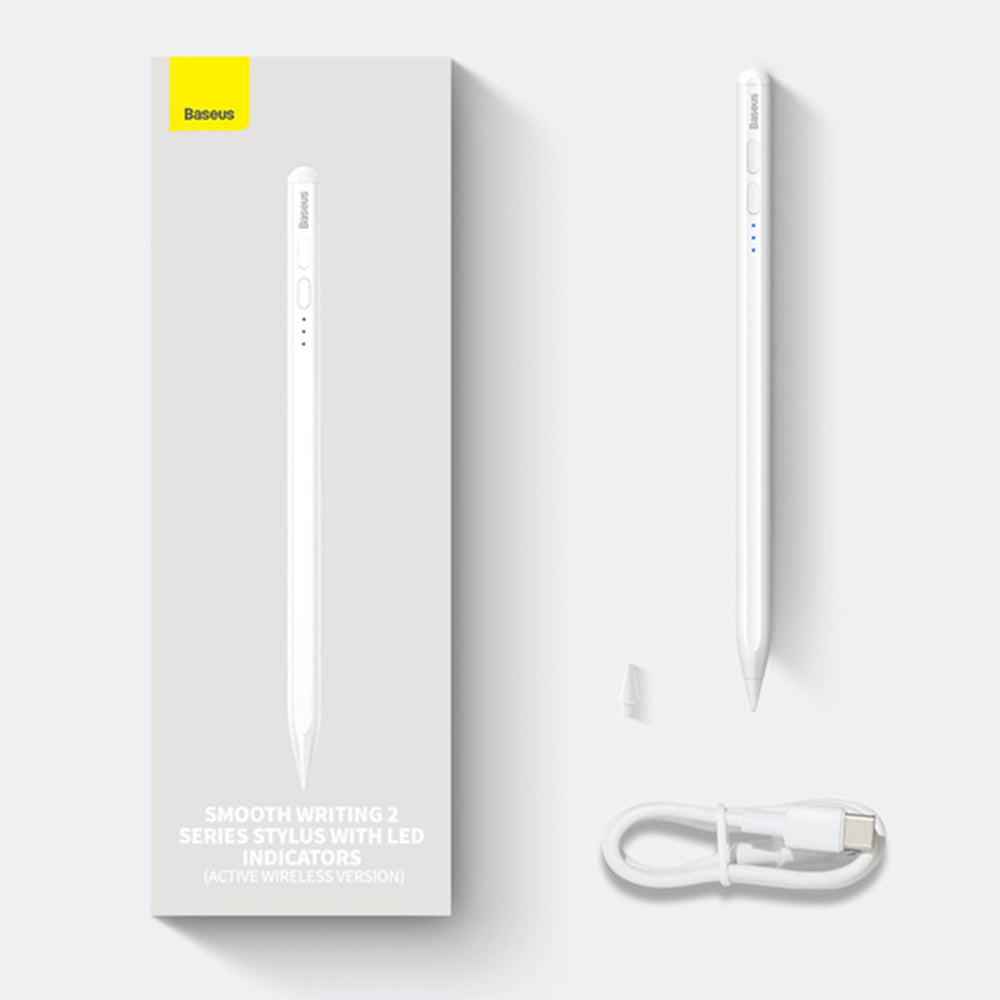 Touch Pen Baseus Smooth Writing 2 Series za Apple iPad, Aktivna Verzija, Bijela SXBC060402