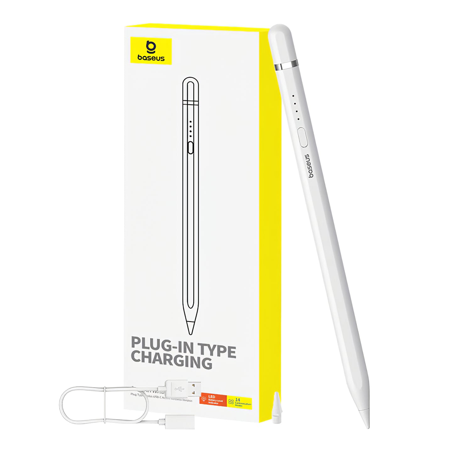 Touch Pen Baseus Smooth Writing 2 Series za Apple iPad, Aktivna Verzija, Bijela P80015806211-00