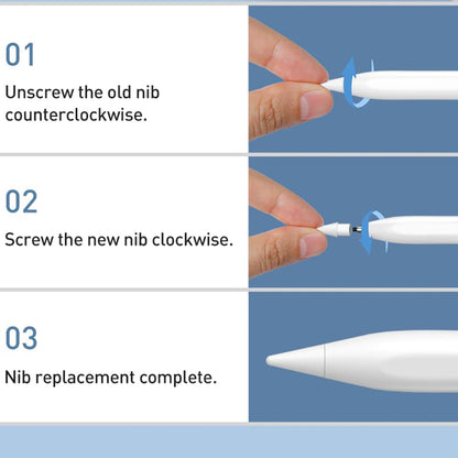Olovka za dodir Baseus Smooth Writing za Apple iPad, Aktivna verzija, Bijela SXBC040102