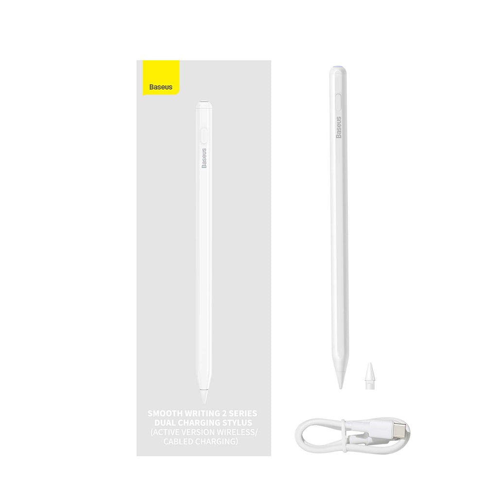 Touch Pen Baseus Smooth Writing 2 Series za Apple iPad, Bežična Aktivna Verzija, Bijela SXBC080102