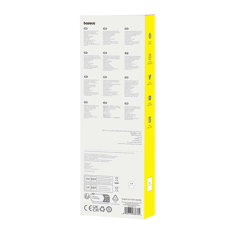 Touch Pen Baseus Smooth Writing za Apple iPad, Bežična & Žičana Aktivna Verzija, Bijela C40169009123-00