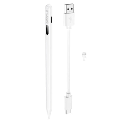 Touch Pen Borofone BG101 za Apple iPad seriju, Aktivna verzija, Bijela