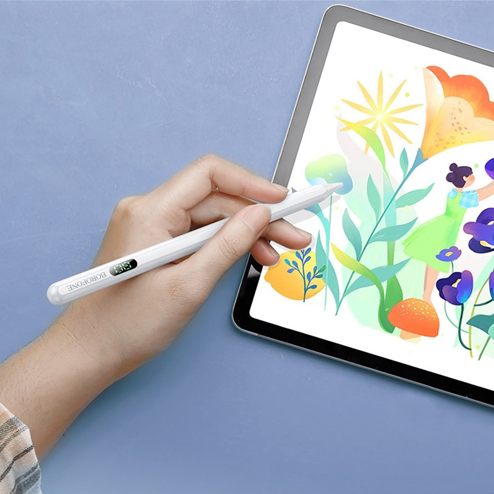 Touch Pen Borofone BG101 za Apple iPad seriju, Aktivna verzija, Bijela