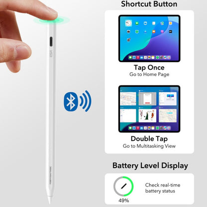 Touch Pen ESR Geo za Apple iPad, Aktivna verzija, Bijela