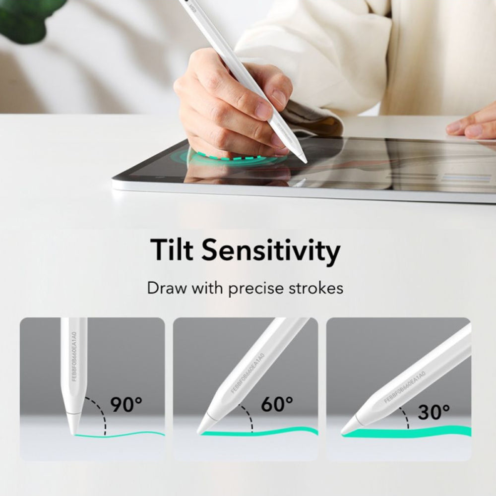 Touch Pen ESR Geo za Apple iPad, Aktivna verzija, Bijela