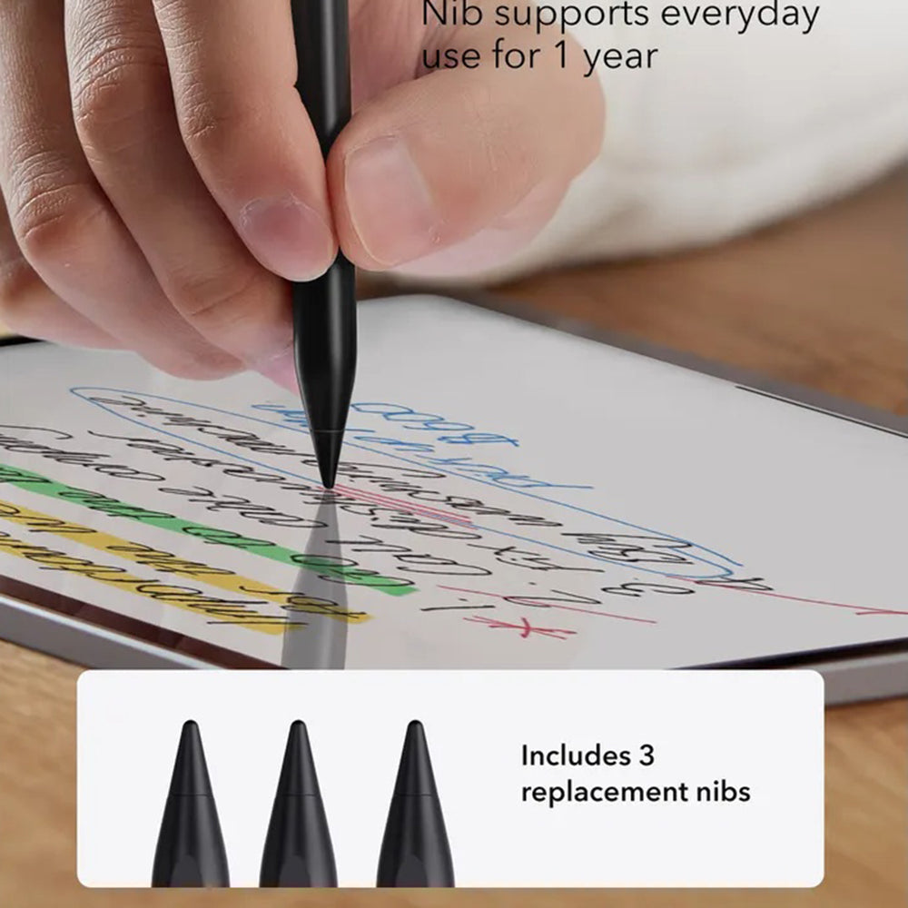 Touch Pen ESR za Apple iPad, Aktivna Verzija, Crna