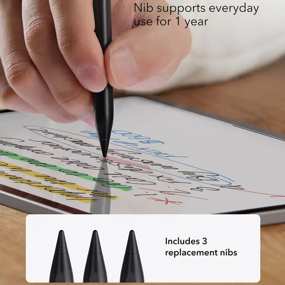 Touch Pen ESR za Apple iPad, Aktivna Verzija, Crna