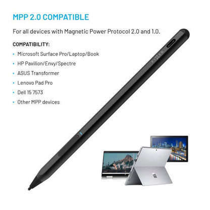 Touch Pen Fixed Graphite Active za uređaje s podrškom za MPP, Crni