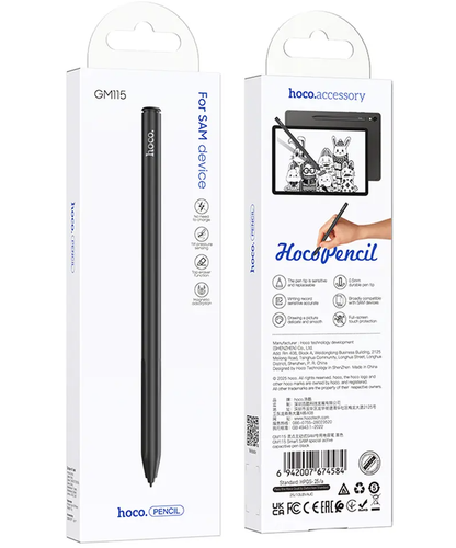Touch Pen HOCO GM115, Crna