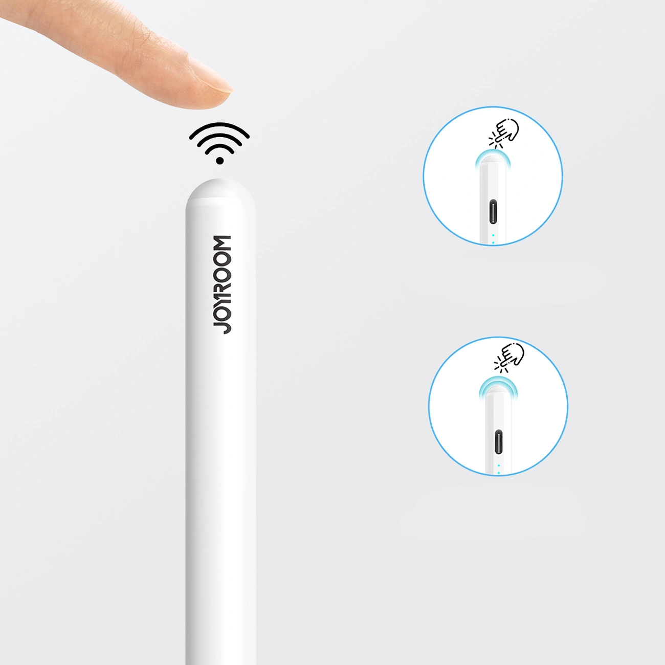 Touch Pen Joyroom JR-X9S Pro za Apple iPad, Aktivna verzija, Bijela