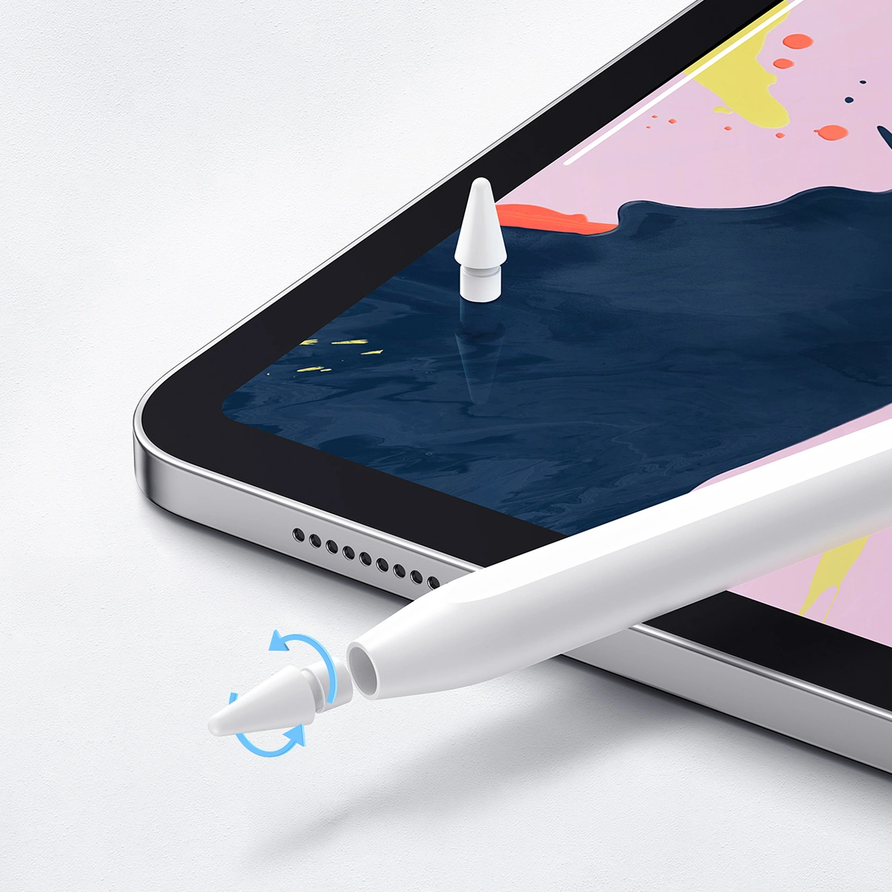 Touch Pen Joyroom JR-X9S Pro za Apple iPad, Aktivna verzija, Bijela