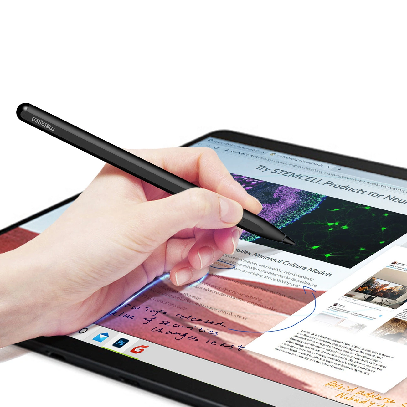 Touch Pen Metapen M1 za uređaje s podrškom za MPP, Aktivna verzija, Crna ME-MPP712