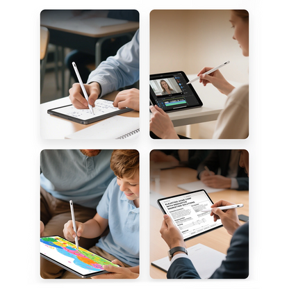 Touch Pen Metapen A8 za Apple iPad, Aktivna Verzija, Bijela ME-APP152