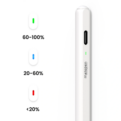 Touch Pen Metapen Air8 Pro za Apple iPad, Aktivna Verzija, Bijela ME-APP172