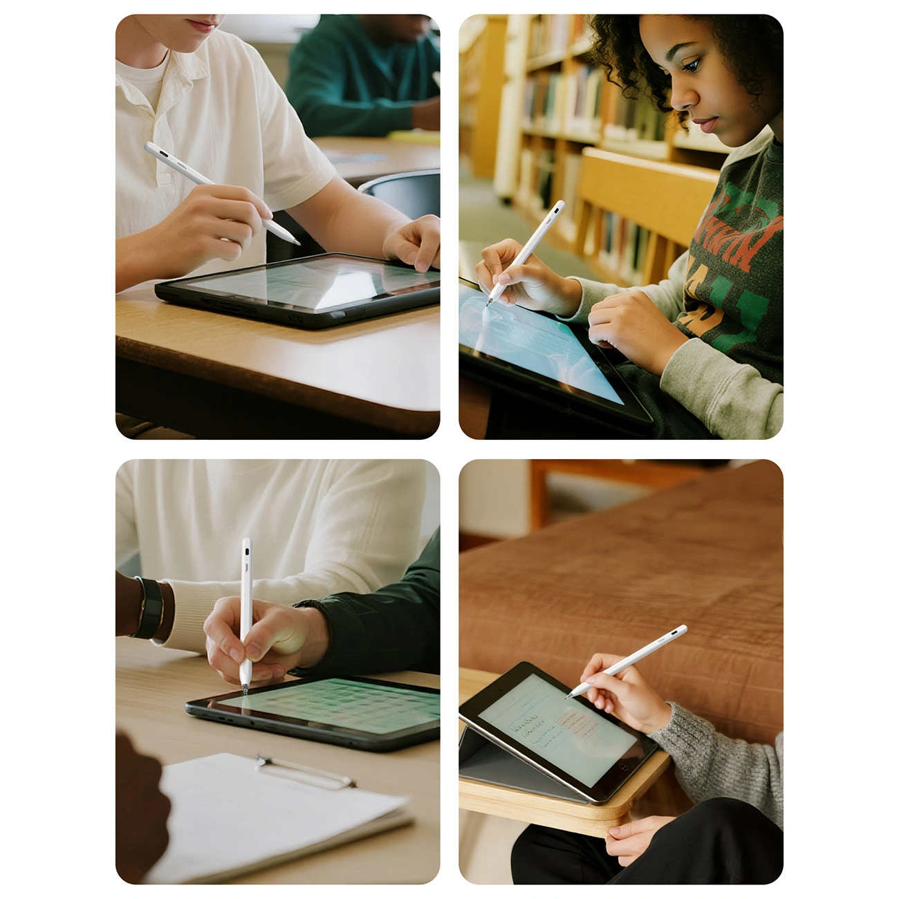 Touch Pen Metapen Air8 Pro za Apple iPad, Aktivna Verzija, Bijela ME-APP172
