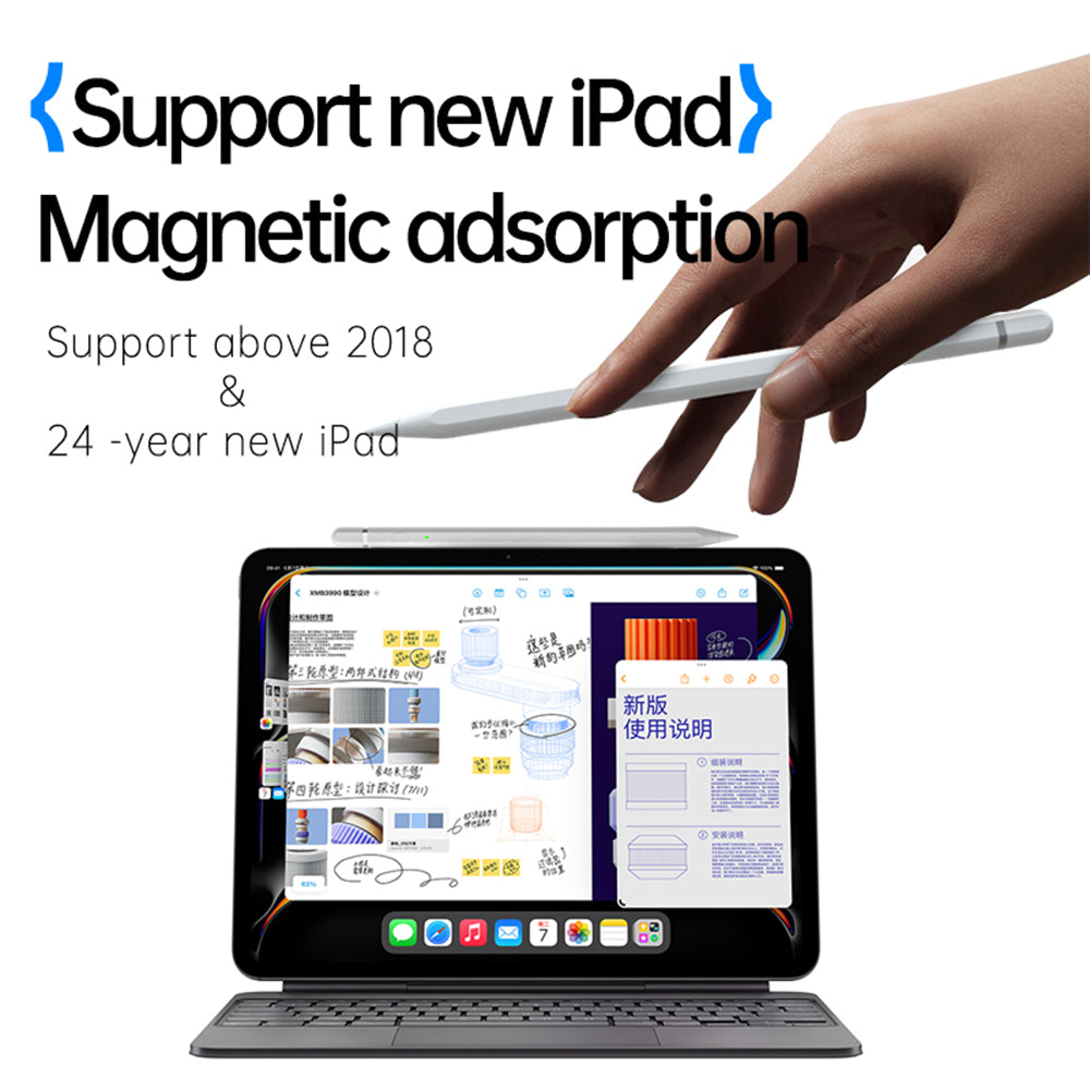 Touch Pen Techsuit AP01 Pro za Apple iPad, Aktivna Verzija, Bijela