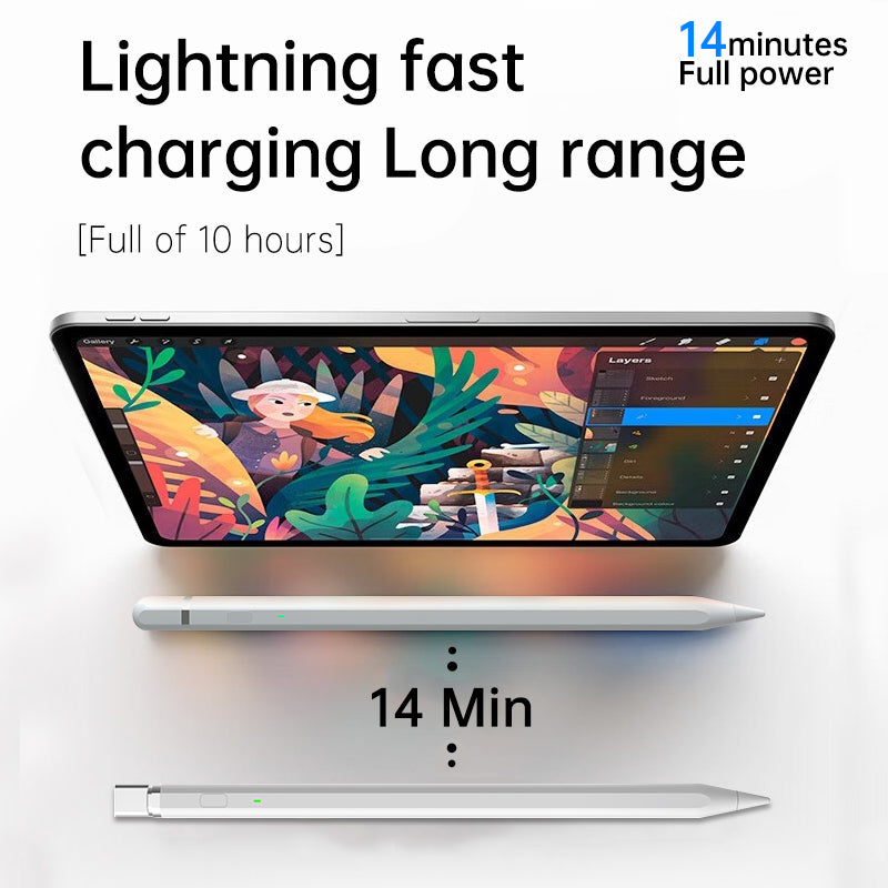 Touch Pen Techsuit AP01 Pro za Apple iPad, Aktivna Verzija, Bijela