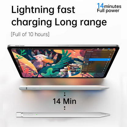 Touch Pen Techsuit AP01 Pro za Apple iPad, Aktivna Verzija, Bijela