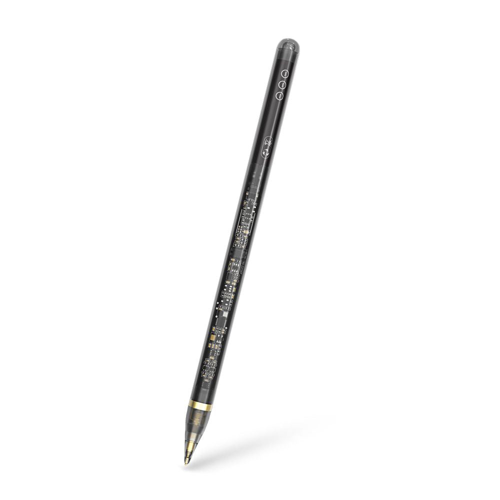 Touch Pen Techsuit C10 Pro za Apple iPad, Aktivna Verzija, Prozirno Crna