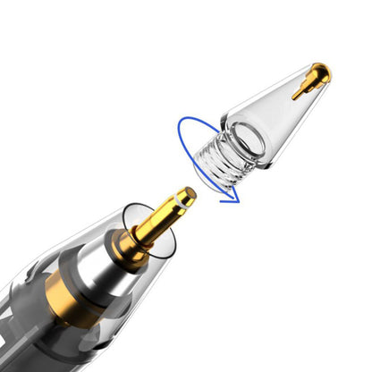 Touch Pen Techsuit C10 Pro za Apple iPad, Aktivna Verzija, Prozirno Crna