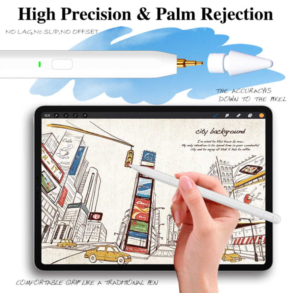 Touch Pen Techsuit F97 za Microsoft Surface, Aktivna Verzija, Crna