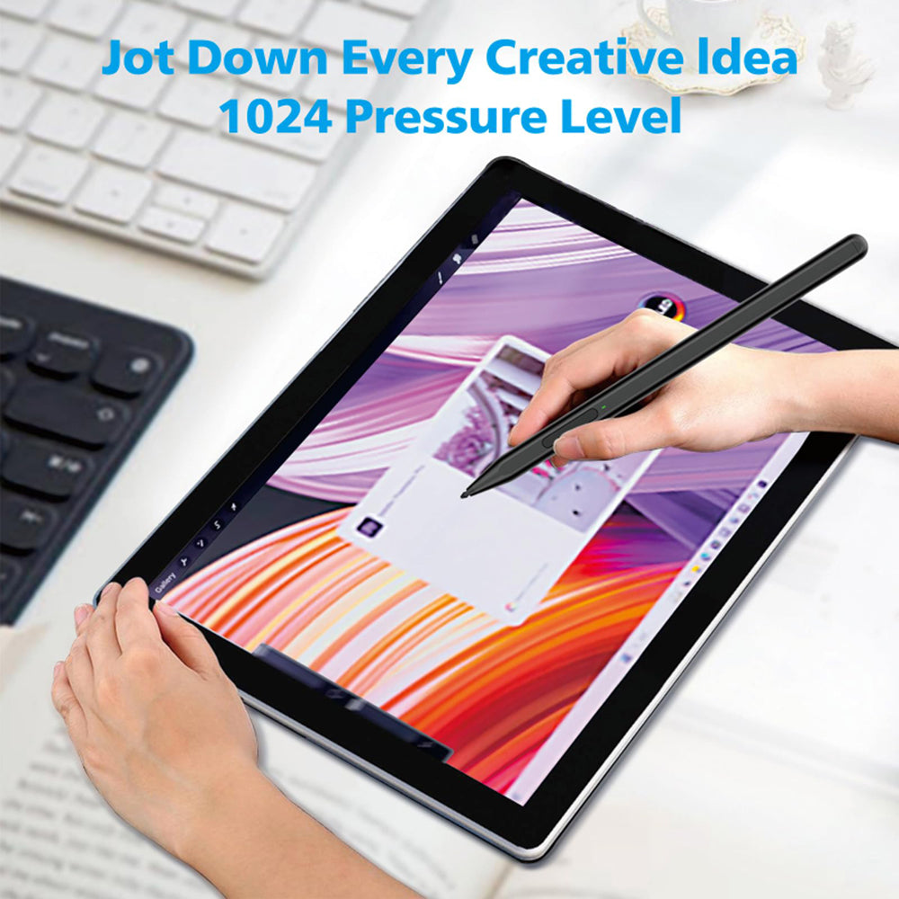 Touch Pen Techsuit F97 za Microsoft Surface, Aktivna Verzija, Crna