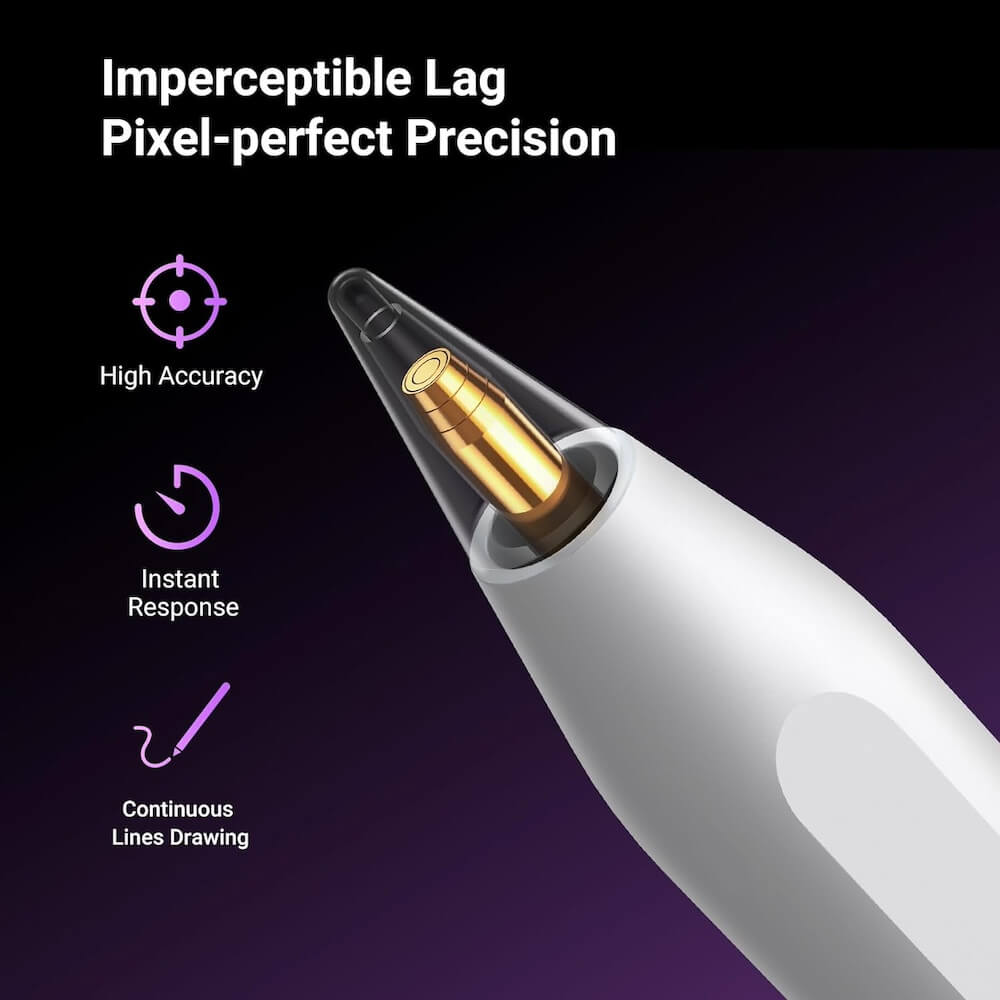 Touch Pen UGREEN za Apple iPad, Aktivna Verzija, Bijela
