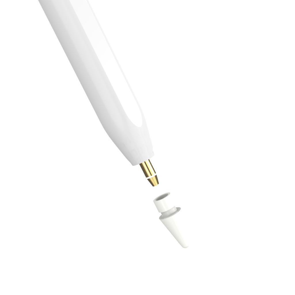 Touch Pen XO Design ST-05 za Apple iPad, Aktivna verzija, Bijela