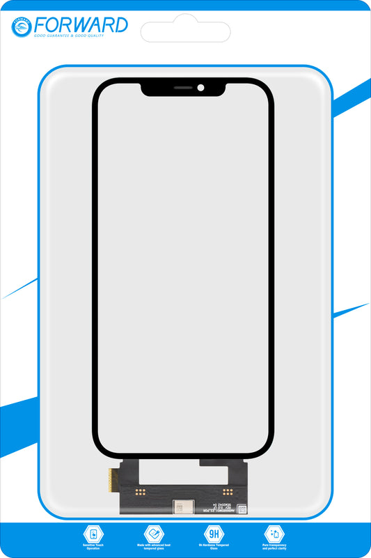 Touchscreen Forward Guard OCA za Apple iPhone 12 Pro Max, Crna