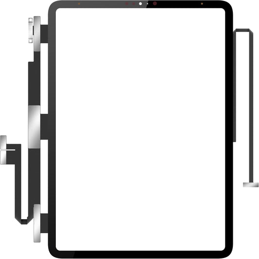 Touchscreen Forward Guard OCA za Apple iPad Pro 11 (2020), Crna