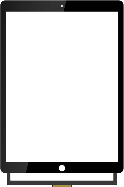 Touchscreen Forward Guard OCA za Apple iPad Pro 12.9 (2017), Crna