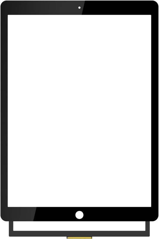 Touchscreen Forward Guard OCA za Apple iPad Pro 12.9 (2017), Crna