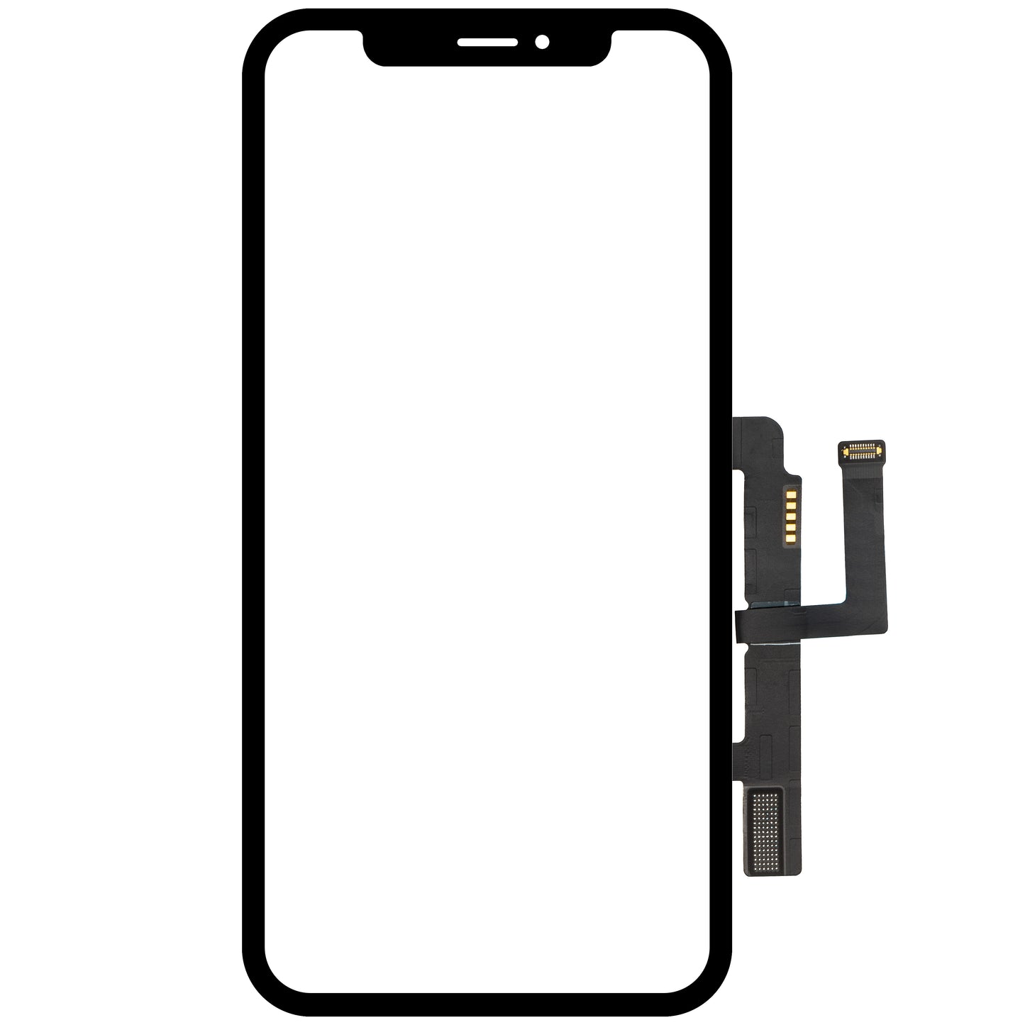 Touchscreen Forward Guard OCA za Apple iPhone 11, Crna