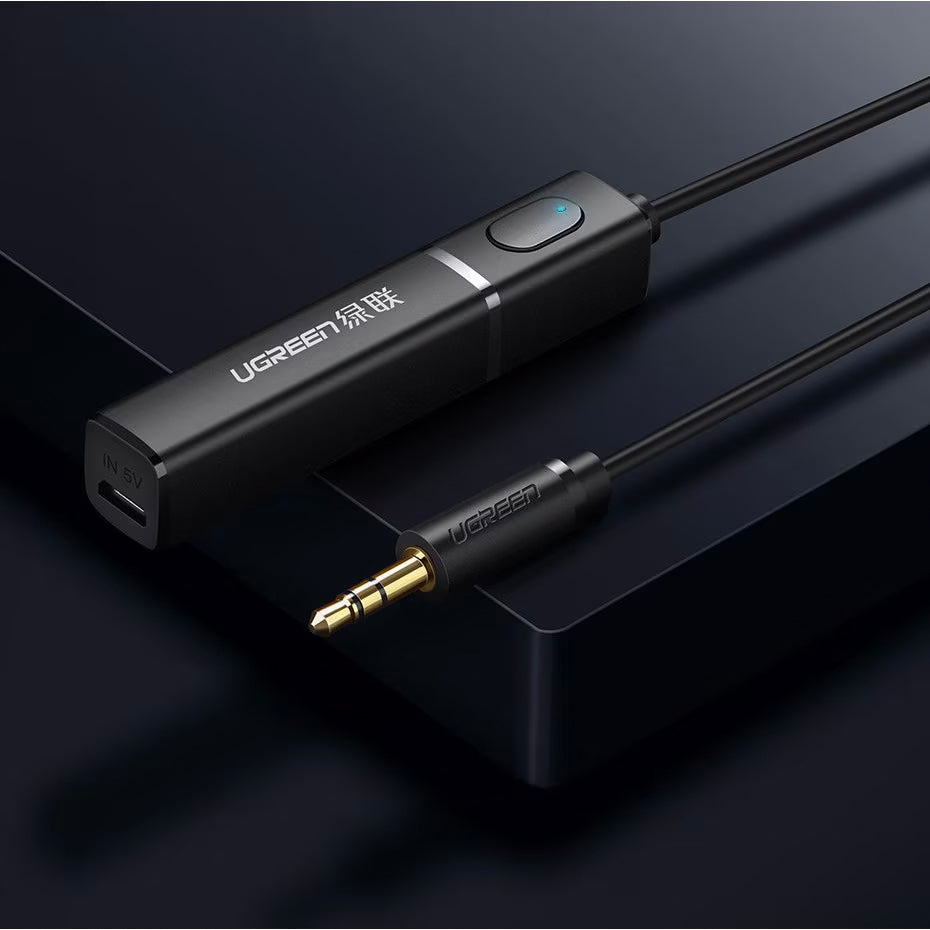 Bluetooth transmiter UGREEN CM107, AUX, Crni
