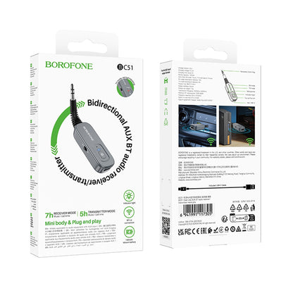Bluetooth odašiljač / prijemnik Borofone BC51 Clear Way