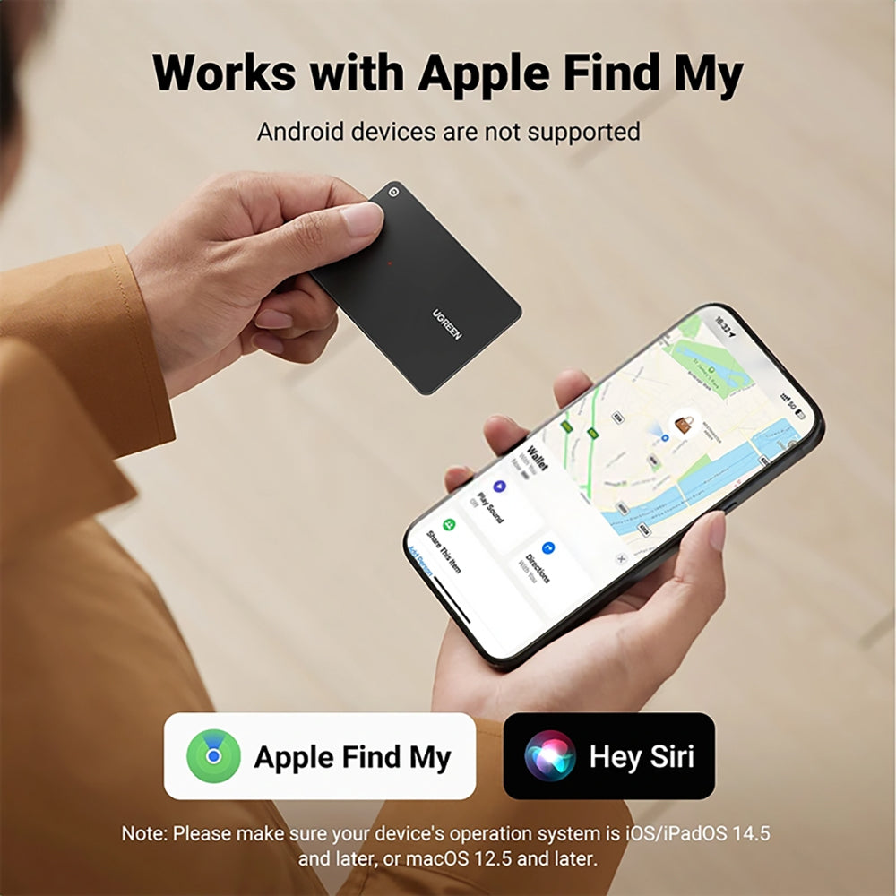 UGREEN SmartTag CM817 za iOS seriju, Crna