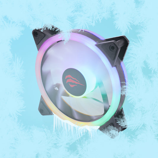 Ventilator HAVIT F2089, 1200RPM, 35dB, 1.32W, Crni