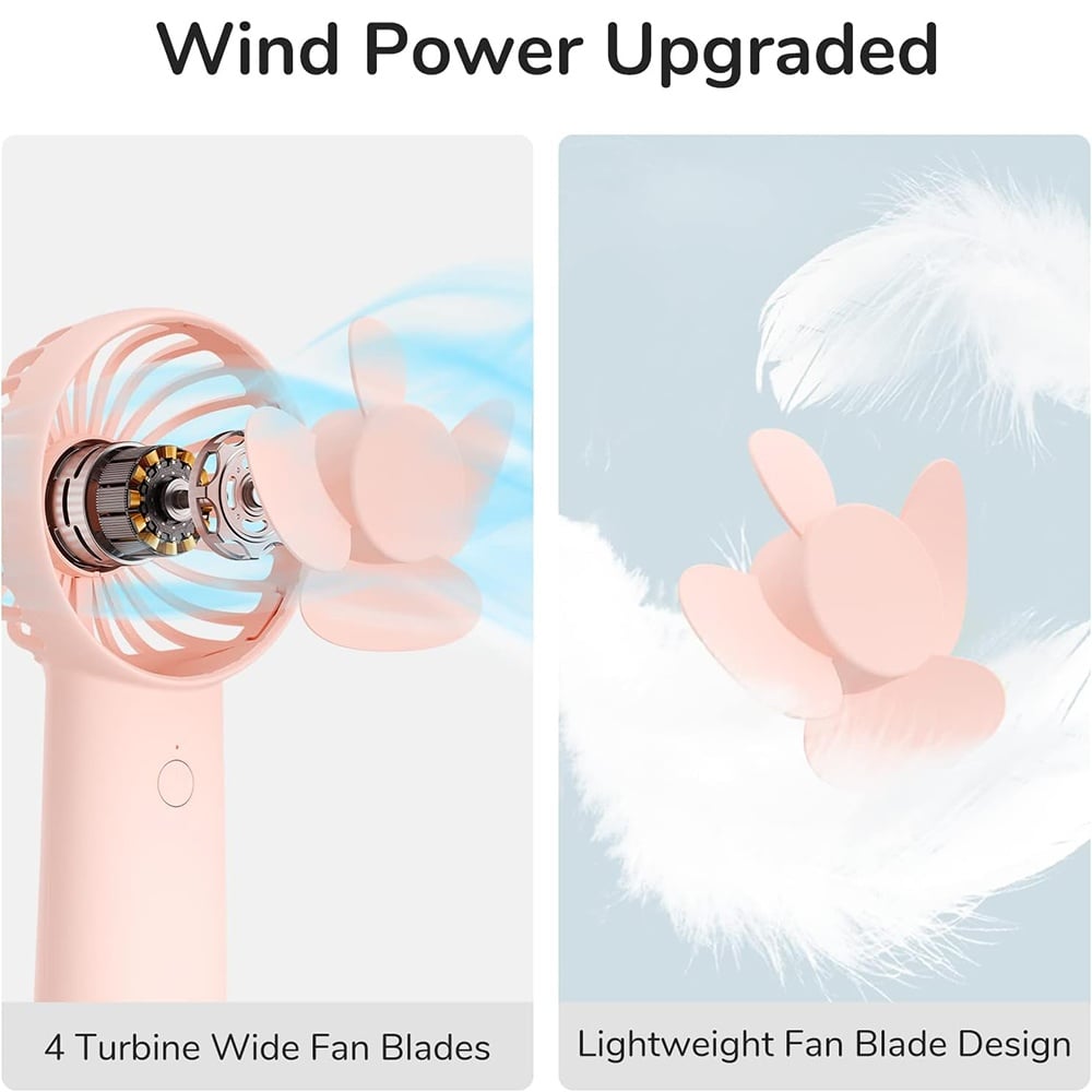 Prijenosni ventilator JisuLife FA20X, Roza