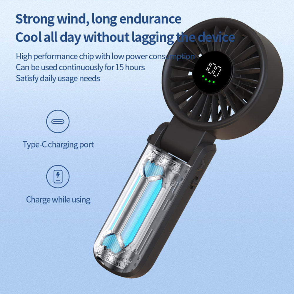Prijenosni ventilator Techsuit A10, Crni