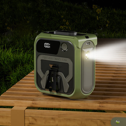 Prijenosni ventilator Techsuit Z13 s vanjskom baterijom 10000mAh, Narančasta