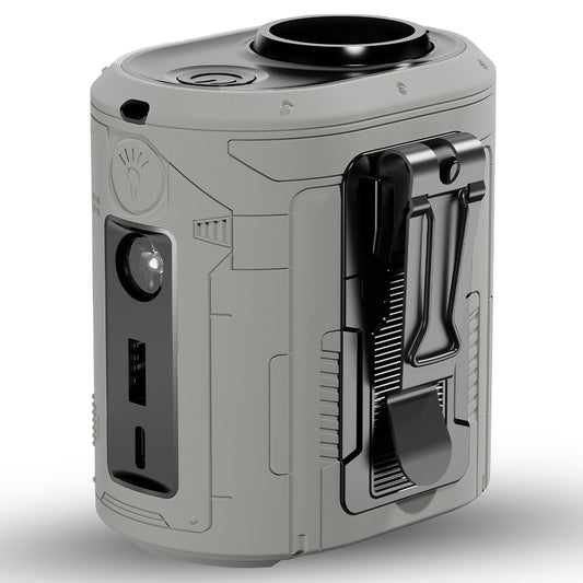 Prijenosni ventilator Techsuit Z14 s vanjskom baterijom 5000mAh, Sivi