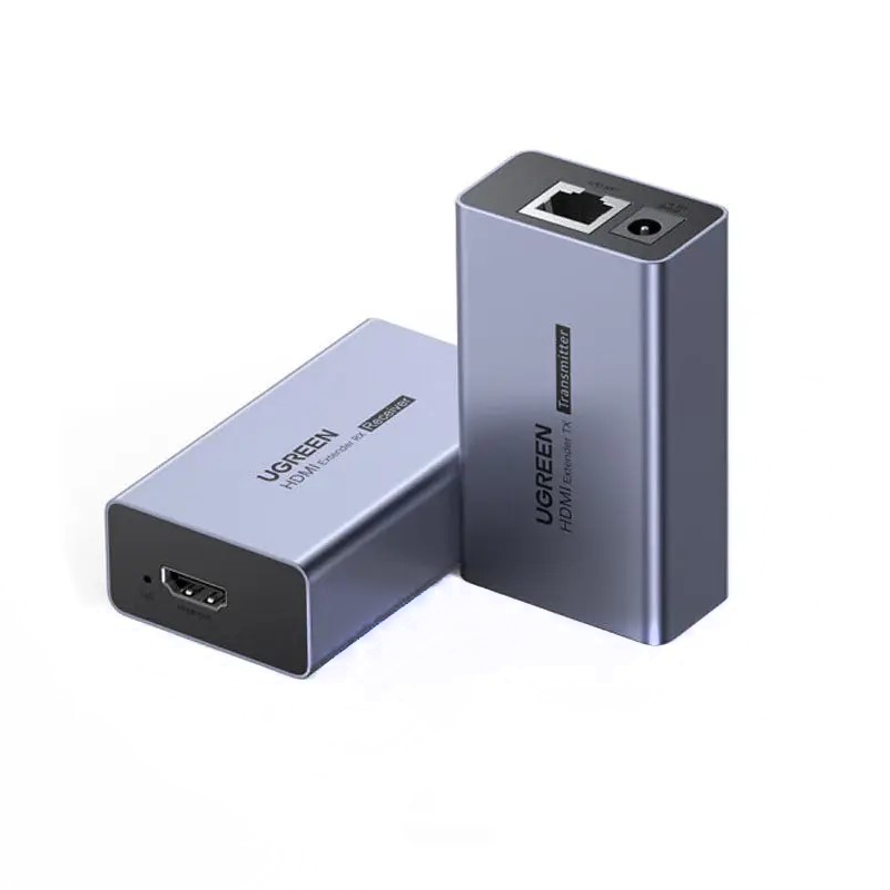 Extender HDMI UGREEN CM455, 1080P, Sivi