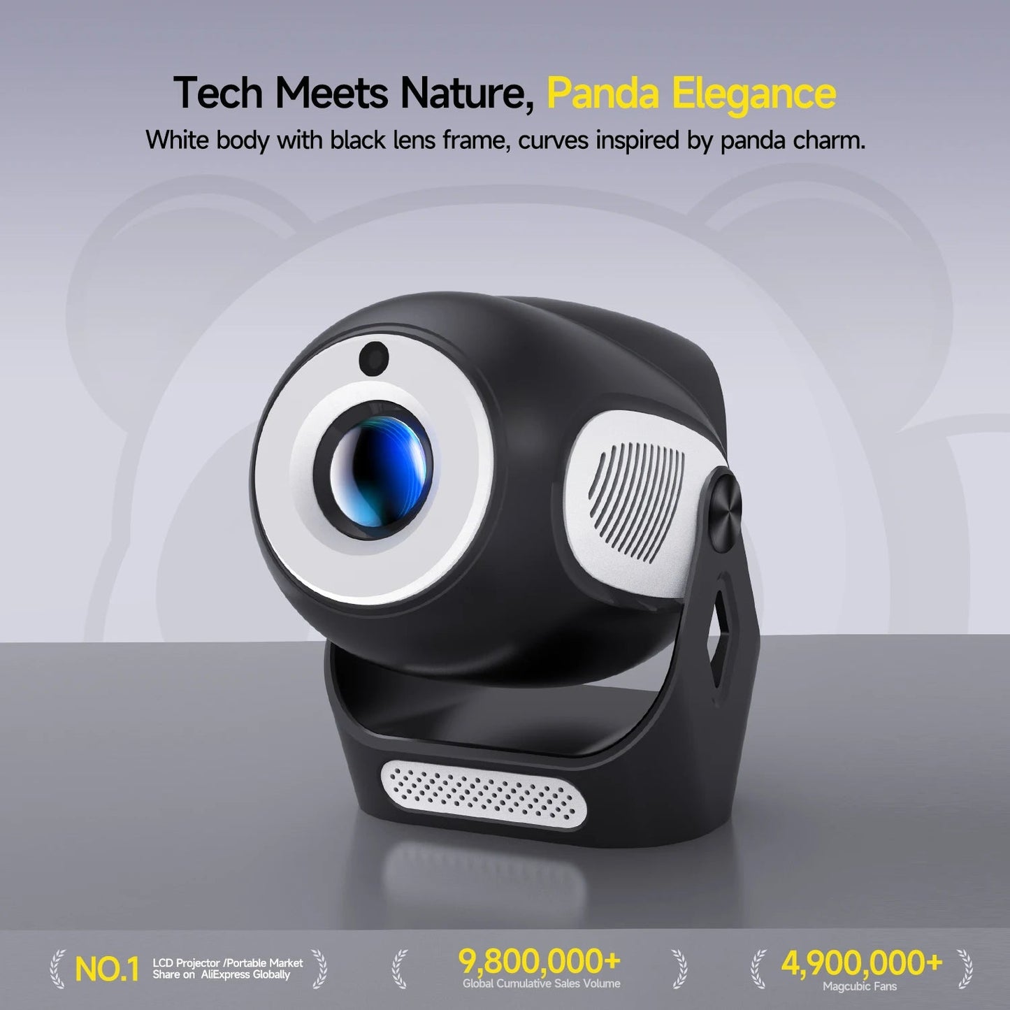 Projektor Magcubic HY300X-2, 720P, 200ANSI, Crna