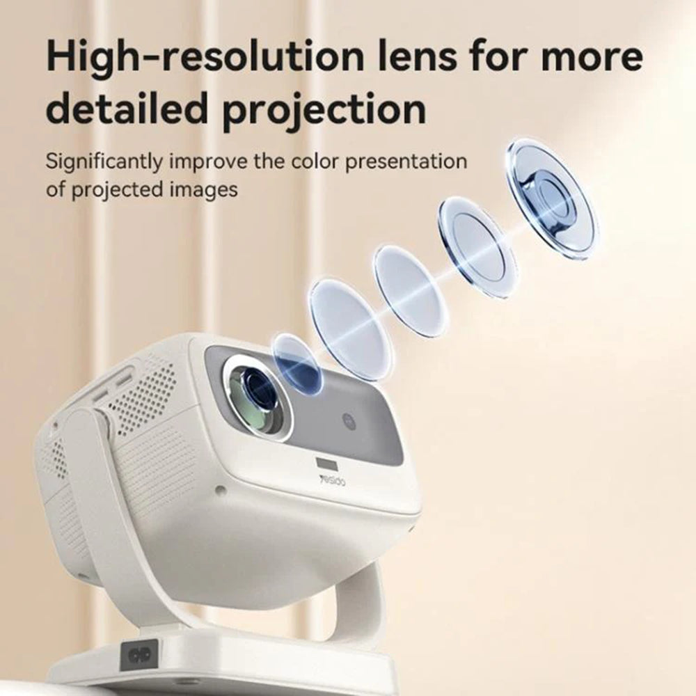 Videoprojektor Yesido TV13, 720P, 190ANSI, Android 9.0, Bijeli