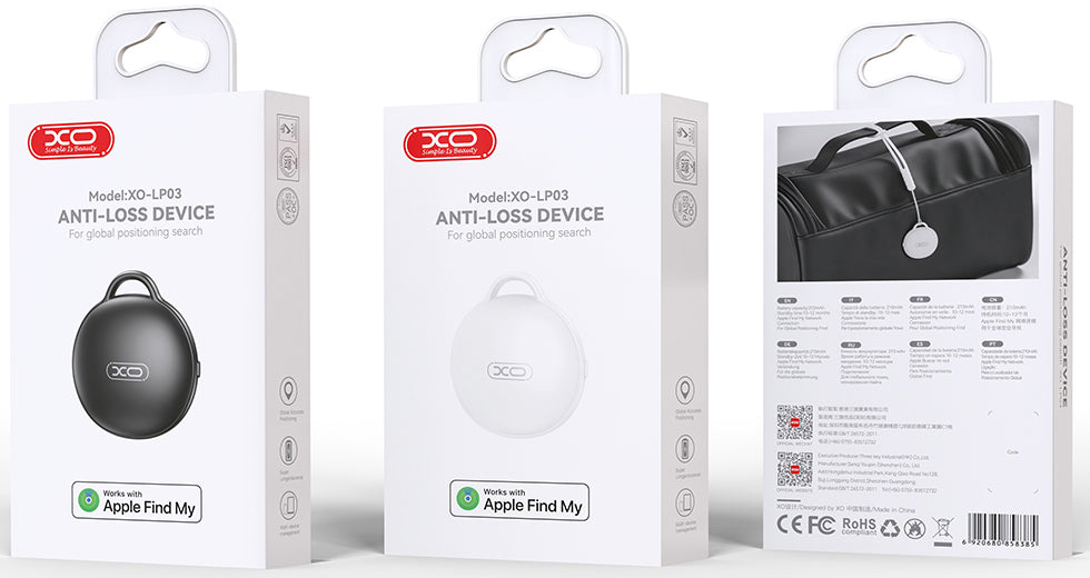 XO Design SmartTag LP03 za iOS seriju, Bijela