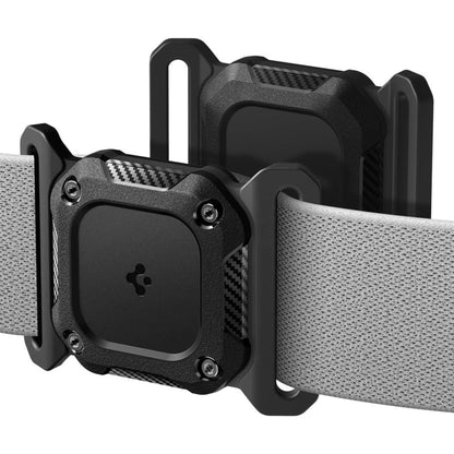 Spigen Tough Armor nosač za Apple AirTag na ogrlici kućnog ljubimca, Crni